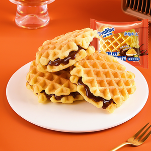 Яичный Торт Завтрак закуски Здоровая пища кондитерский хлеб сладкий мягкий и хрустящий мясной ватой наполненные вафли - Product Image 3