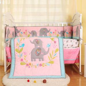 Set di biancheria da culla per neonati Muslintree, personalizzabile con stampa animalier, ecologico, per uso quotidiano. - Product Image 4