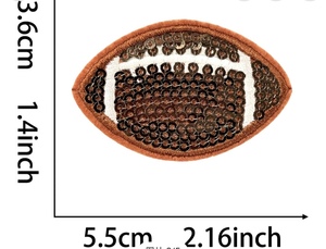 Sao sequin Vá Bóng đá nhiệt Báo Chí Bling minnesota pha lê Rhinestone chuyển <span class=keywords><strong>Motif</strong></span> cho quần áo - Product Image 4