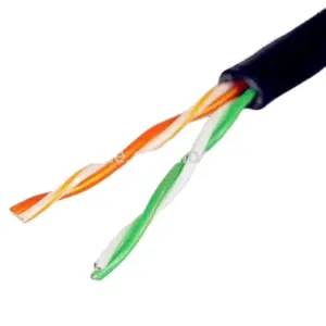 Manufacturer UTP CAT3 Telephone cable 2 pair 3 pair 5 pair 6 pair 24AWG CCA 305M indoor outdoor