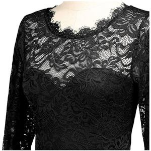 <span class=keywords><strong>Robe</strong></span> <span class=keywords><strong>de</strong></span> demoiselle d'honneur élégante pour mariage, manches en dentelle, couture, nouvelle collection - Product Image 6