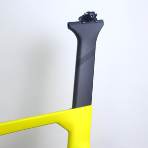 TR011 700C telaio per pista in carbonio completo telaio per bici da pista in carbonio <span class=keywords><strong>con</strong></span> forcella telaio per bicicletta fisso in carbonio T800 - Product Image 4