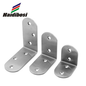 Soporte de Esquina en Forma de L de Acero Inoxidable Haldibosi, 50x50x38mm, 65x65x38mm, 85x85x38mm, Conector de Soporte para Estantes de Muebles - Product Image 1