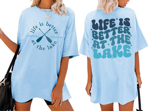 T-shirt à manches courtes pour femmes à la mode de grande taille confortable et ample de haute qualité - Product Image 4