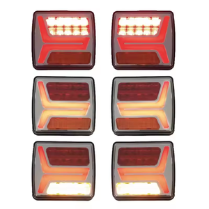 Kit de feux de remorque sans fil pour camion de remorquage Lampe de remorquage <span class=keywords><strong>LED</strong></span> rechargeable avec émetteur super magnétique pour bateau remorque camping-car - Product Image 3