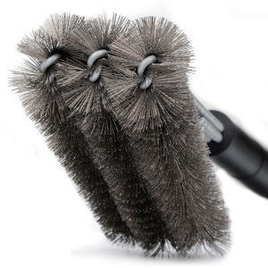 Factory BBQ Grill Cleaning Scraper Basting <b>Brush</b> Barbecue Cleaning <b>Brush</b> with Extra Head - Product Image 4