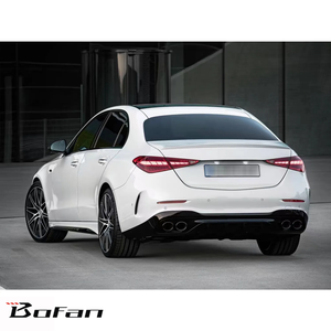 Phụ tùng ô tô C43 phong <span class=keywords><strong>c</strong></span>ách xe phí<span class=keywords><strong>a</strong></span> sau Bumper Spoiler môi phí<span class=keywords><strong>a</strong></span> sau khuếch tán với đuôi ống cho Benz <span class=keywords><strong>C</strong></span> Class w206 AMG - Product Image 4