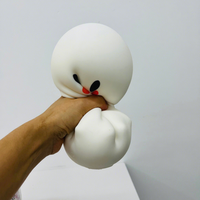 Jouet Squishy Géant Fantôme à Rebond Lent, Balle Anti-Stress Fantôme d'Halloween, Cadeau pour Enfants, Idéal pour Fête de Halloween ou Friandise ou Farce