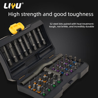 Ensemble de tournevis à cliquet Liyu 42 en 1, clé à cliquet multifonction portable et kit d'outils de démontage haute dureté