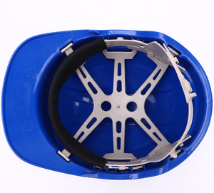 قبعة صلبة زرقاء HDPE موقع بناء واقية لحماية الرأس قابلة للاستهلاك - Product Image 4