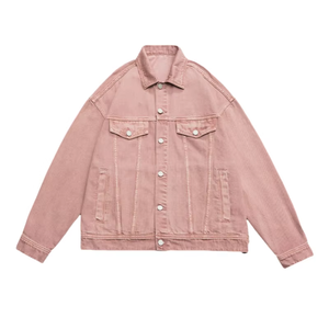 แจ็คเก็ตยีนส์หนาแบบคาวบอยแฟชั่น สกรีนโลโก้ตามสั่ง แจ็คเก็ตยีนส์สีดำ แจ็คเก็ตยีนส์ผู้ชาย ปั๊มโลโก้ - Product Image 4