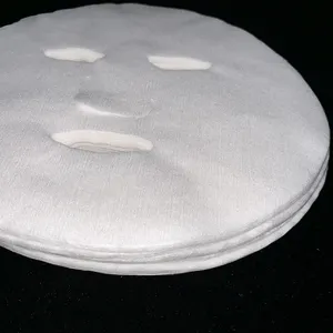 Hot Sell Facial Mask Material Tencel Mesh Facial Mask Cloth Silky Soft Face Sheet Mask