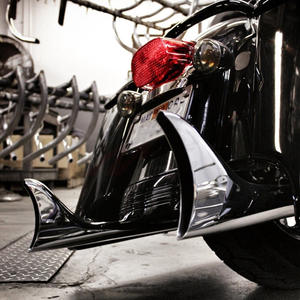 Escape Cromado de Doble Punta para Sportster 400 con Diseño de Cola de Pez, Tubos de Escape para Motocicleta - Product Image 5