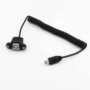 <span class=keywords><strong>Cable</strong></span> de <span class=keywords><strong>Impresora</strong></span> USB 2.0 B Hembra de Montaje en Panel <span class=keywords><strong>a</strong></span> Mini USB de 5 Pines - Product Image 5