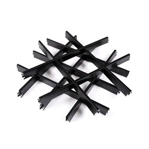 Popular <strong>Ceiling</strong> Tile Design Wood Grain Wall <strong>Panel</strong> 600x600 Aluminum Plastic <strong>Grid</strong> Cell <strong>Ceiling</strong> - Product Image 3