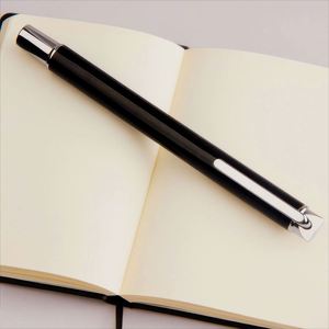 High Quality 1.0 mm Black Metal Ballpoint <b>Pen</b> with Custom Logo Stainless Steel for Business for Gifts - Product Image 3