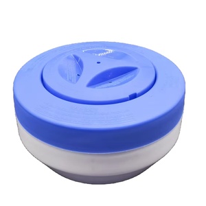 Grand distributeur flottant pliable <span class=keywords><strong>pour</strong></span> piscines tablettes de <span class=keywords><strong>3</strong></span> pouces avec évents réglables Équipement de nettoyage de <span class=keywords><strong>piscine</strong></span> - Product Image 1