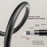Robinet de Douche Thermostatique Haut de Gamme à Poignée Unique pour Salle de Bain, Mélangeur Eau Chaude et Froide, Jet Pluie, Barre Coulissante, Finition Brossée, Idéal Hôtels