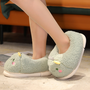 Personalizado lindo cálido pato de dibujos animados de peluche de juguete de las mujeres niños adultos invierno zapatillas de interior - Product Image 5