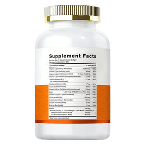 Complément multivitaminé en gélules pour femmes, à base d'ingrédients naturels, de vitamines essentielles, de minéraux et d'oméga, pour soutenir le système immunitaire (OEM/ODM). - Product Image 2