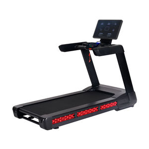 Cinta de correr para entrenamiento cardiovascular al por mayor de fábrica para gimnasios, sistema de absorción de impactos, alta capacidad de peso, embalaje personalizado, logotipo. - Product Image 1
