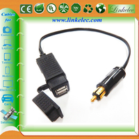 5V 2A USB 12V voiture électronique accessoires mâle à femelle allume-cigare adaptateur convertisseur numérique briquet pièces
