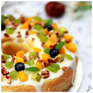 CHEFMADE Moule à gâteau de 8 pouces Angel Food avec fond amovible, moule en mousseline antiadhésive, pour la cuisson au four de cuisine - Product Image 5