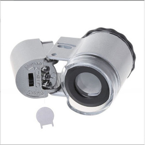 50x high-magnification <b>microscope</b> with LED, used for banknote verification, antique, diamond, and jewelry authentication, - Product Image 1