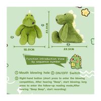 Snoopy électrique âne noël Grinch personnalisé orignal danse musicale berger allemand jouets chine Ai interactif en peluche jouet