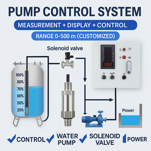 Sensor de Nível de Água Bestar 4-20mA com Display Transmissor de Nível de Água Sensor de Água 316l - Product Image 5