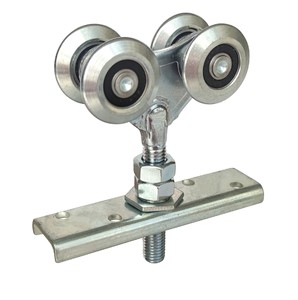 Puerta corredera <span class=keywords><strong>ruedas</strong></span> <span class=keywords><strong>de</strong></span> acero puerta colgante rodillos - Product Image 1