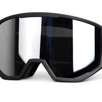 Masque de ski/snowboard à lentille cylindrique pour hommes et femmes, compatible anti-buée et protection UV