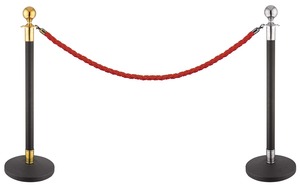 Tùy Chỉnh Cổ Điển <span class=keywords><strong>Rope</strong></span> <span class=keywords><strong>Post</strong></span> Và Stanchion Cực Cho Thính Phòng - Product Image 3