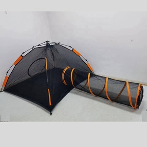 Parc extérieur à une touche <span class=keywords><strong>pour</strong></span> chats et chiens 6-en-1 avec tente carrée résistante au soleil, aire <span class=keywords><strong>de</strong></span> <span class=keywords><strong>jeux</strong></span> d'exercice <span class=keywords><strong>pour</strong></span> animaux <span class=keywords><strong>de</strong></span> compagnie <span class=keywords><strong>pour</strong></span> chats et furets - Product Image 3