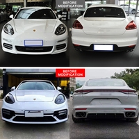 970 970.1 970.2  Mise à niveau de la voiture 971 TurboS Pare-chocs avant Pare-chocs arrière Hayon Feux arrière Spoiler Kit carrosserie pour Panamera