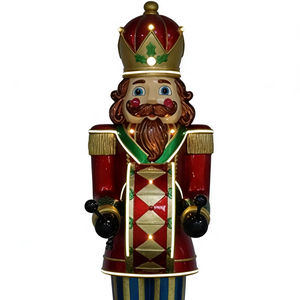 Soldado Tocando Tambores con Ambas Manos con 15 Luces, 8 Tiras de Luces, Música y Temporizador de 6 Horas - Product Image 1