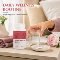 Capsule d'extrait de racine de pivoine blanche |   Mélange d'huile de graines de pivoine |   Complément alimentaire pour soutenir le système immunitaire et lutter contre les radicaux libres