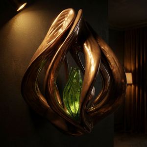 Escultura de Acero Inoxidable con Pétalos de Flor Blanca Grande, Moderna, Pintada, Resistente a la Intemperie, Elegante Decoración Floral para Jardín, Parque o Centro Comercial - Product Image 4