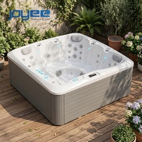 Bain à remous extérieur pour la maison JOYEE, spa de massage extérieur moderne, bain à remous pour 5 personnes, prix abordable