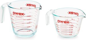Ensemble de tasses à mesurer <span class=keywords><strong>en</strong></span> <span class=keywords><strong>verre</strong></span> écologique multifonction résistant à la chaleur d'une capacité de 500ML/1000ML four à micro-ondes congélateur sûr pour la cuisson - Product Image 2