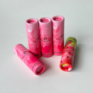 High Grade 5g Customized Handmade Paperboard Lip Balm Tube Packaging Factory Price Stamp Lipstick <b>Deodorant</b> <b>Stick</b> Container - Product Image 1
