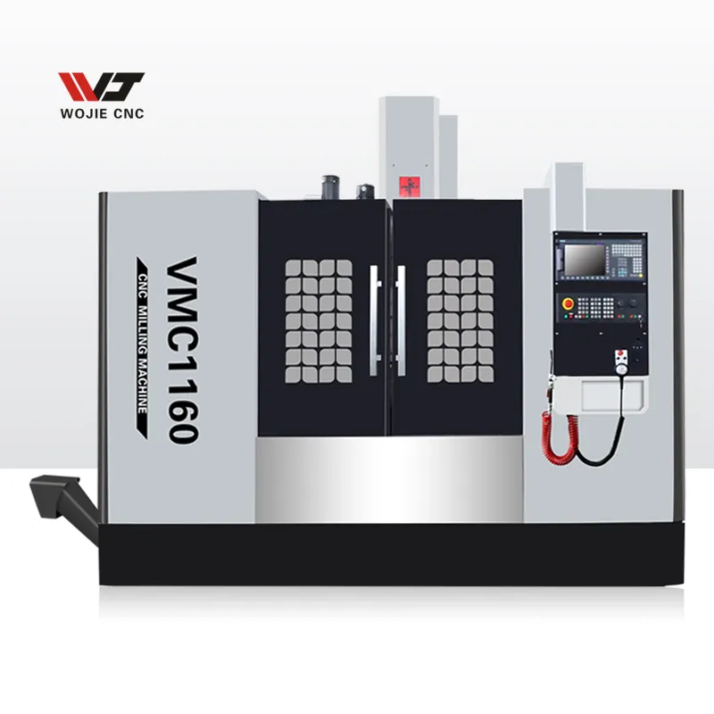 3 eksen 4 eksen 5 eksenli cnc işleme makinesi VMC1160 CNC dikey frezeleme makinesi