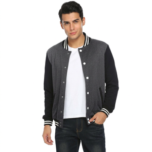 Blouson universitaire professionnel pour homme en laine légère de haute qualité, design baseball Letterman, hiver 2026, avec poches en toile décoratives - Product Image 1