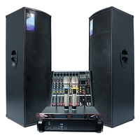 Prix de Gros Professionnel Double Enceinte de Scène 15 Pouces Haute Puissance Double 15 Pouces Enceinte Passive Système Sonore Extérieur