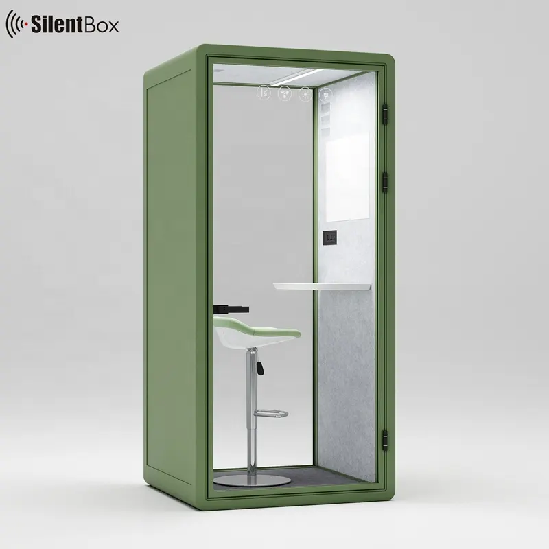 Optional color telephone booth office pod conference silent pods for airport