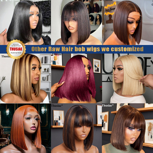 Parrucche Bob Corte all'Ingrosso, Capelli Umani Vergini Vietnamiti, Capelli Remy Lisci Naturali per Donne di Colore - Product Image 6