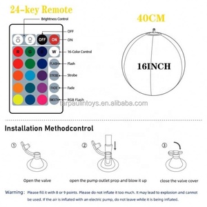 La décoration de partie a mené la sphère gonflable de planètes de ballon/ballons accrochants éclairage gonflable - Product Image 6