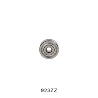 Roulement à billes à gorge profonde miniature 923zz de 2,3x9x3mm pour moteurs micro, personnalisable en usine en Chine
