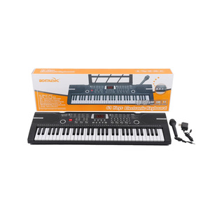 กล่องสี 8D เบบี้คีย์บอร์ดอิเล็กทรอนิกส์ 61 คีย์ของเล่นดนตรีสำหรับเด็กอายุ 5-14 ปีของเล่นพลาสติกสำหรับเด็กผู้ชายและเด็กผู้หญิง - Product Image 2