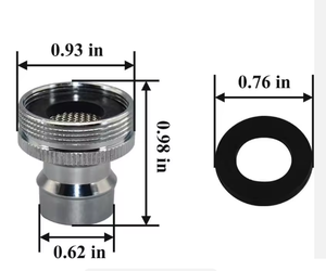 Aérateur de robinet en laiton à raccord rapide pour lave-vaisselle, adaptateur portable pour lave-linge avec technologie de fonderie - Product Image 4